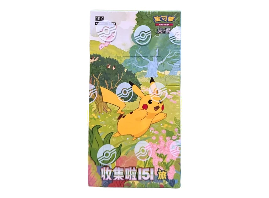 Pokémon Collect 151 Journey – Slim Booster Box (Chinês Simplificado)