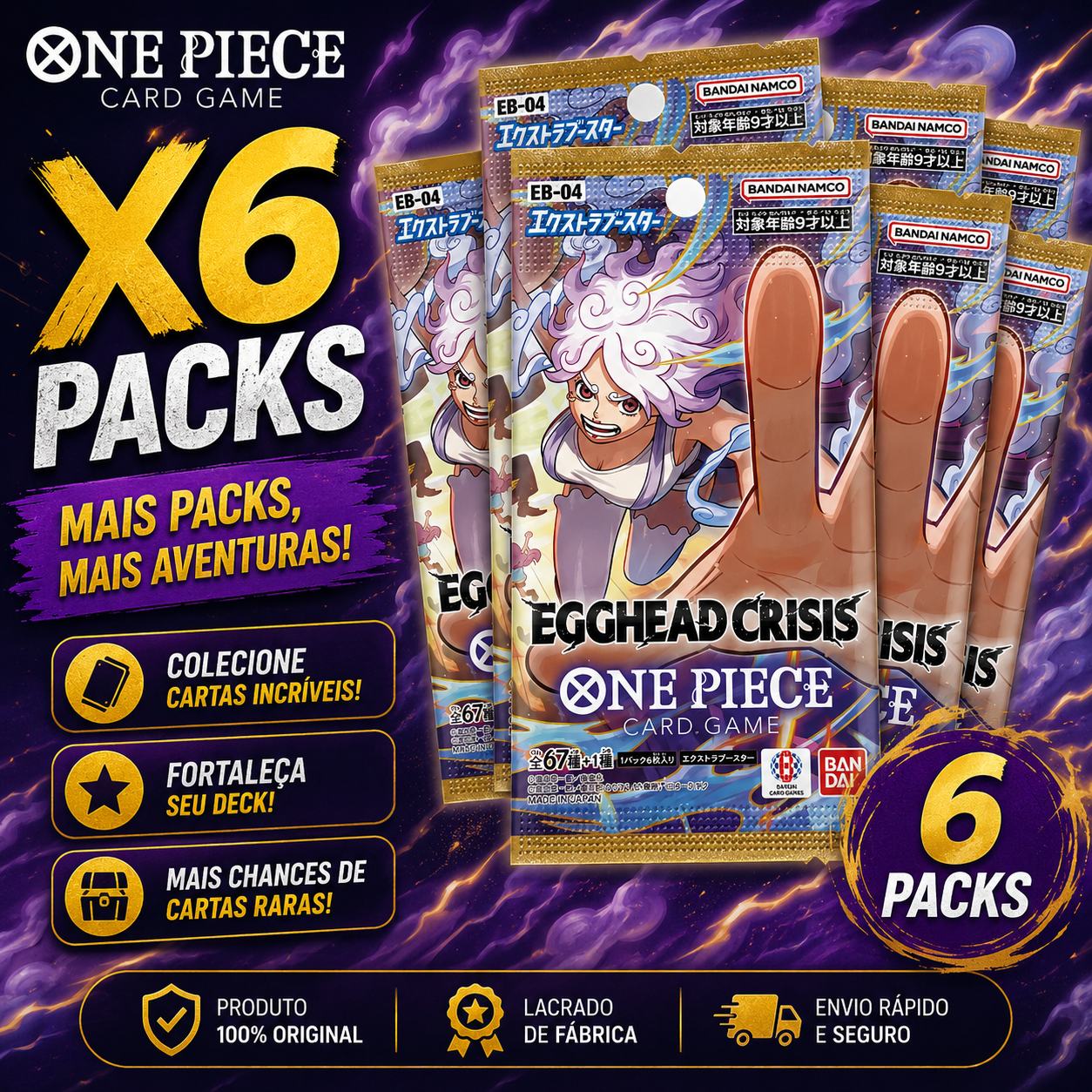 6 x Booster EB-04  (Japanese) Breaks promoção