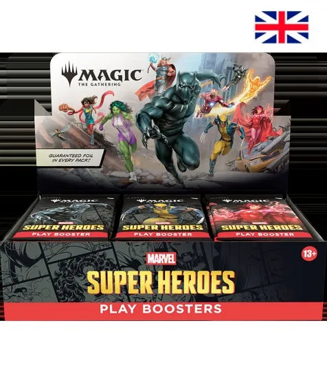 Magic The Gathering Play Booster Display  Marvel Super Heroes