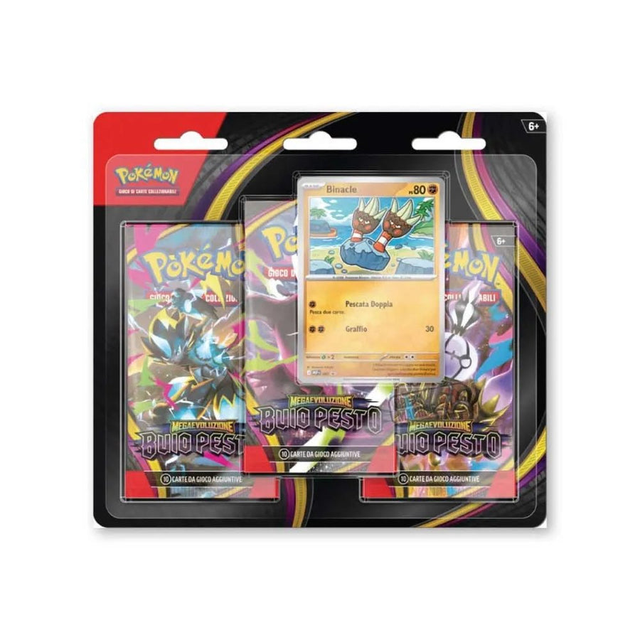 Pokemon Mega Evoluzione Buio Pesto 3-Pack Blister - ITA - Iberiancards